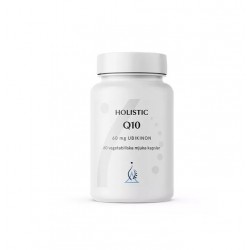 Holistic Q10 naturalny fermentowany japoński koenzym Q10 energia witalność witamina C kwas askorbinowy