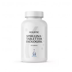 Holistic Spirulinatabletter Spirulina platensis 250 tabletek