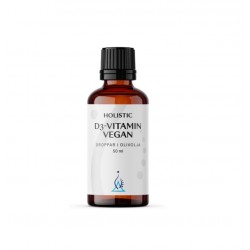 Holistic D-vitamin VEGAN witamina D3 z porostów cholekalcyferol d-alfa-tokoferol witamina E ekologiczna oliwa